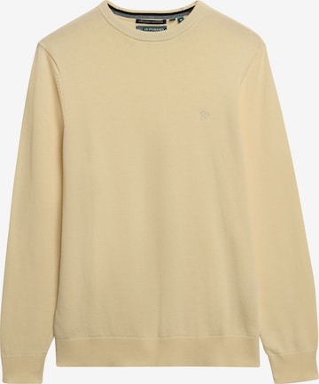 Superdry Trui 'Essentials' in Beige: voorkant
