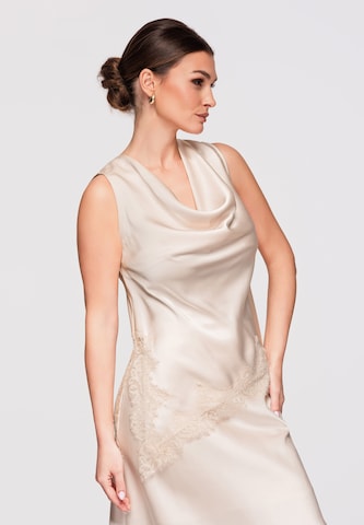 Ombre Top 'Satynowa' in Beige
