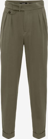 Antioch Slim fit Trousers in Green: front