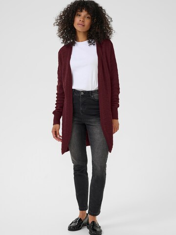 Cardigan 'KAEmria' Kaffe en rouge