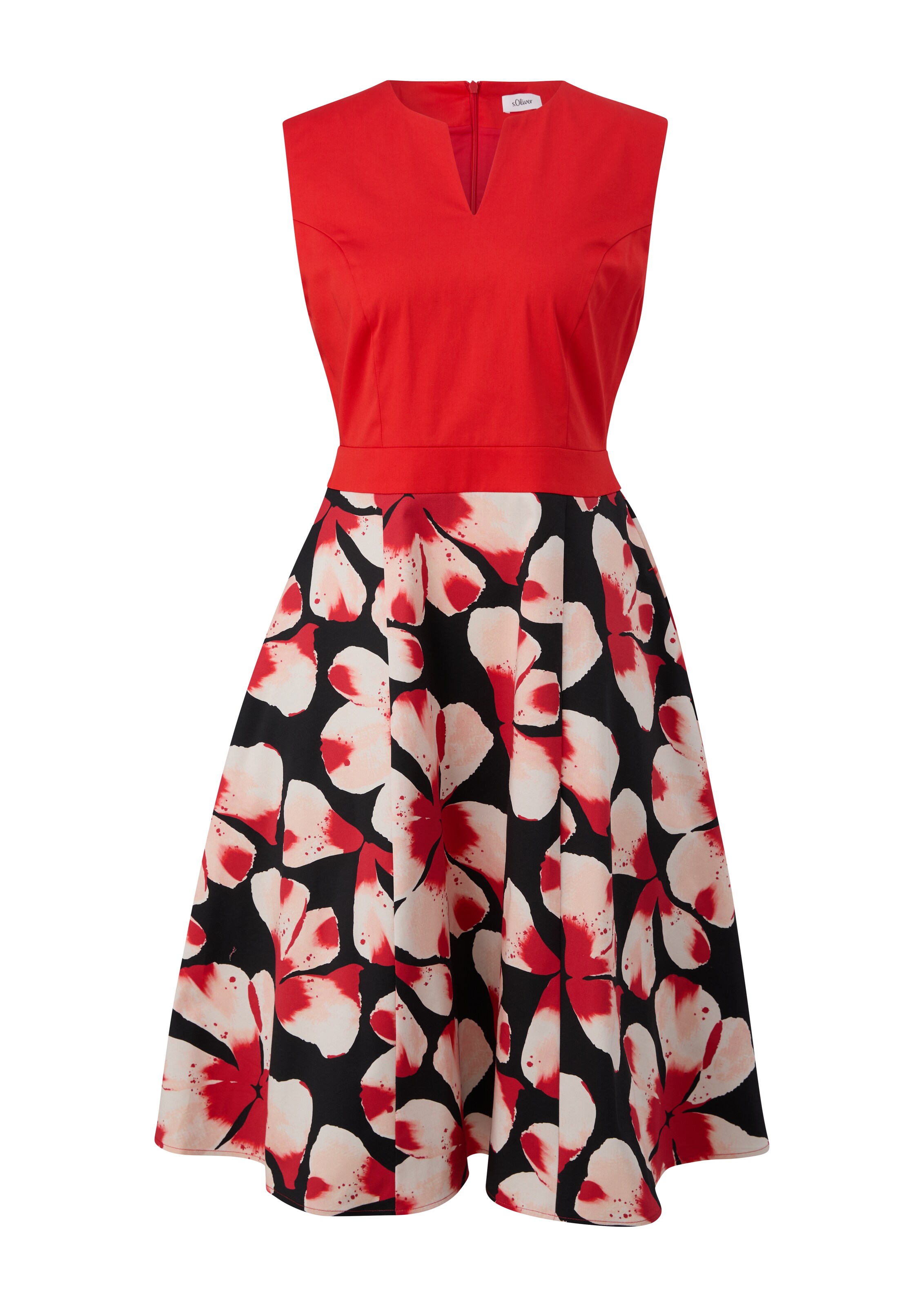 s.Oliver BLACK LABEL Kleid in Mischfarben: Vorderseite