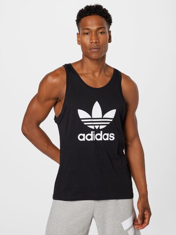 T-Shirt 'Adicolor Classics Trefoil' ADIDAS ORIGINALS en noir : devant