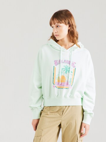 BILLABONG Sweatshirt 'ALL TIME' i grön: framsida