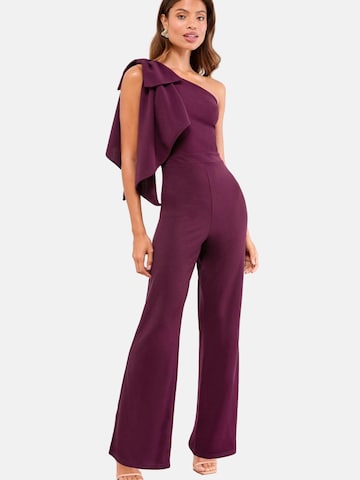 Lipsy Jumpsuit i rød: forside