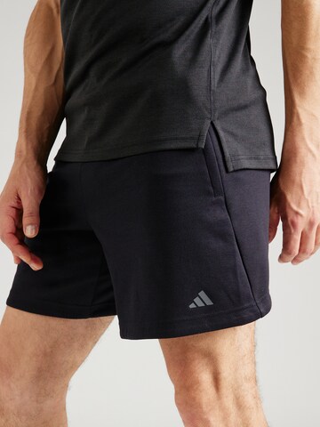 ADIDAS PERFORMANCE regular Sportsbukser i sort