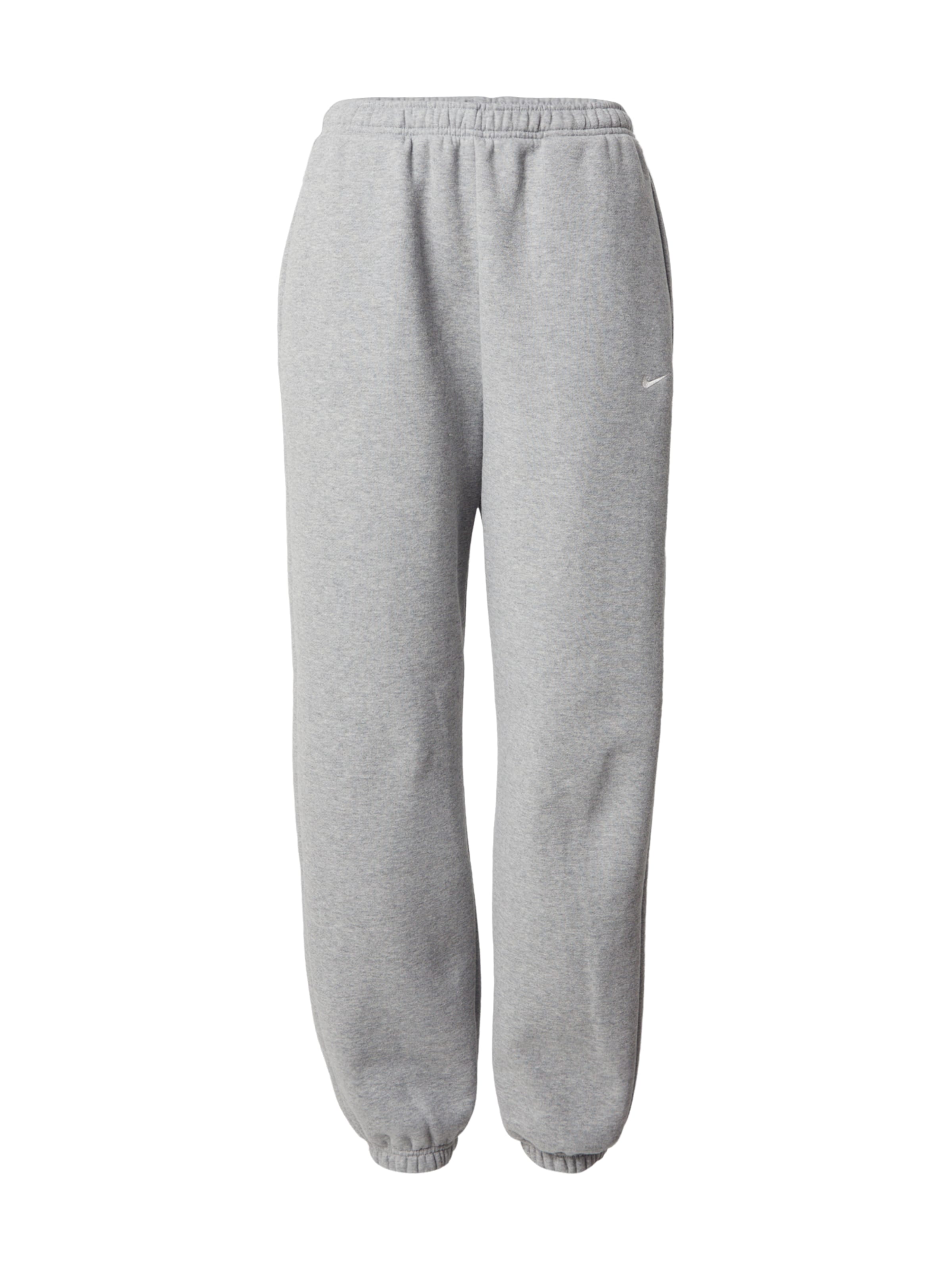 Nike Sportswear Tapered Παντελόνι 'Studio Fleece' σε γκρι: μπροστά