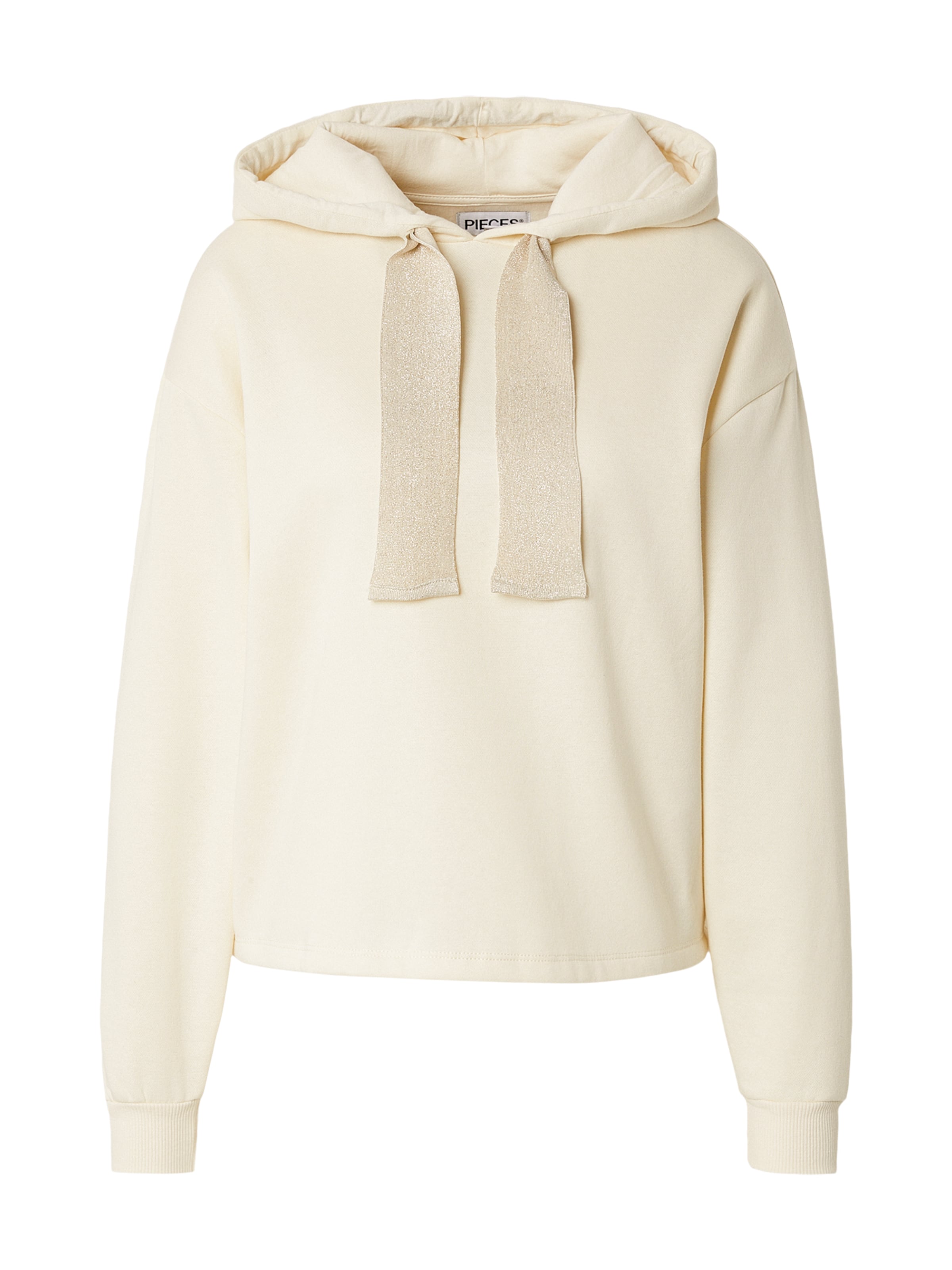 PIECES Sweatshirt 'PCCHILLI' in White: front