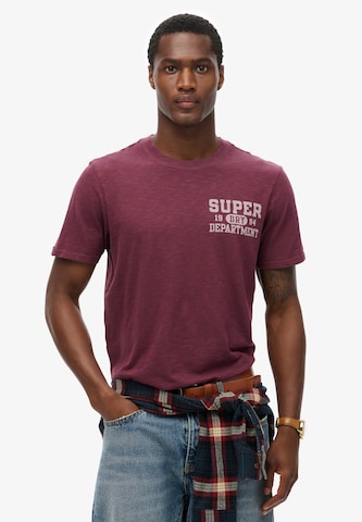 Superdry Μπλουζάκι σε κόκκινο: μπροστά