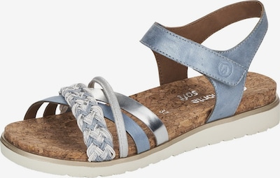 REMONTE Sandalen met riem in de kleur Lichtblauw / Lichtgrijs / Zilver, Productweergave