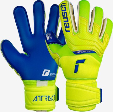 REUSCH Athletic Gloves 'Attrakt Duo Ortho-Tec' in Blue: front