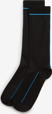 IUMAN Intimissimi Uomo Athletic Socks in Black: front