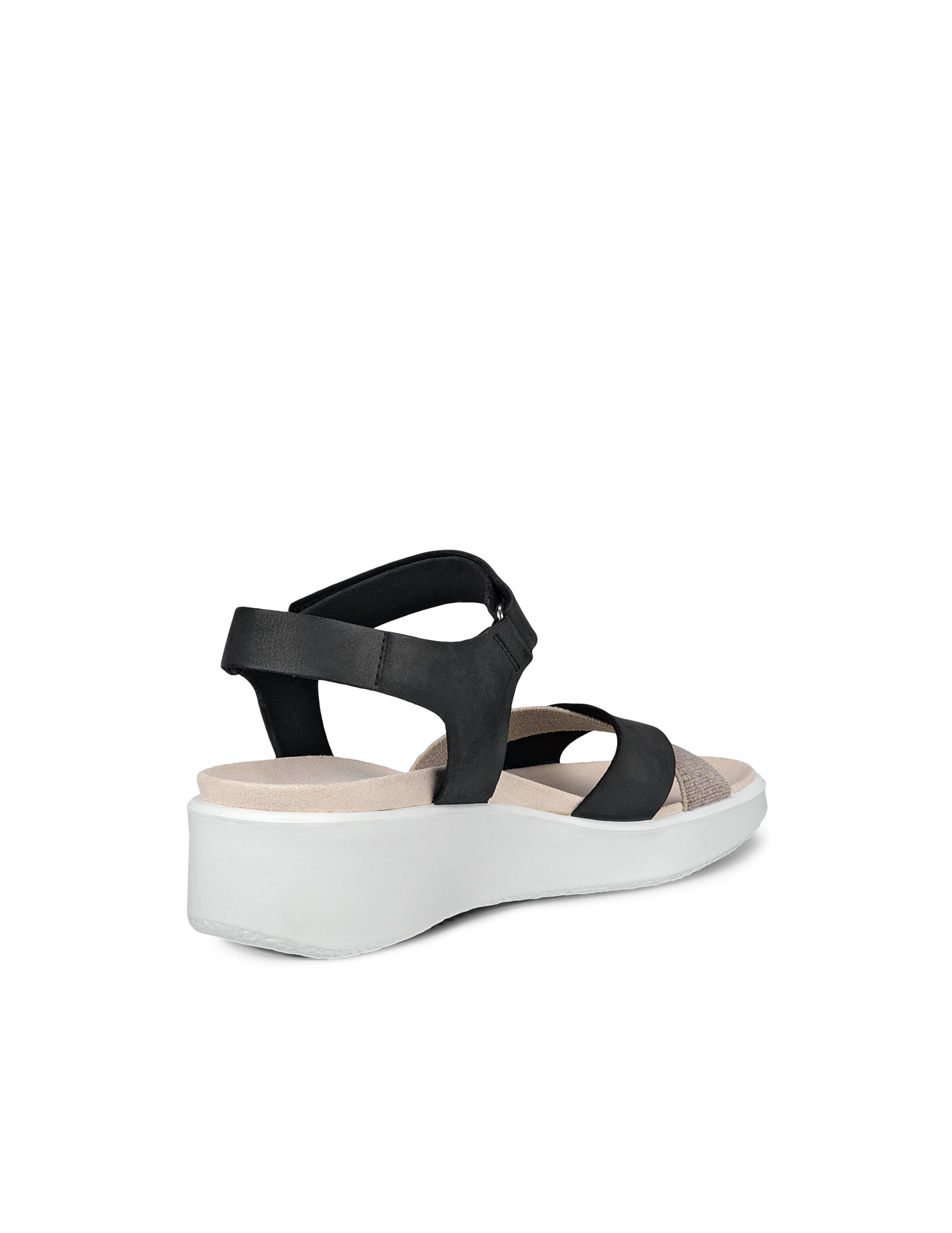 ECCO Sandalen met riem 'FLOWT WEDGE LX' in Zwart