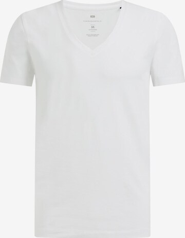 T-Shirt WE Fashion en blanc : devant