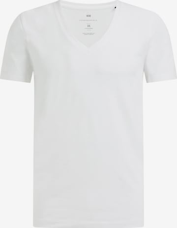 T-Shirt WE Fashion en blanc : devant