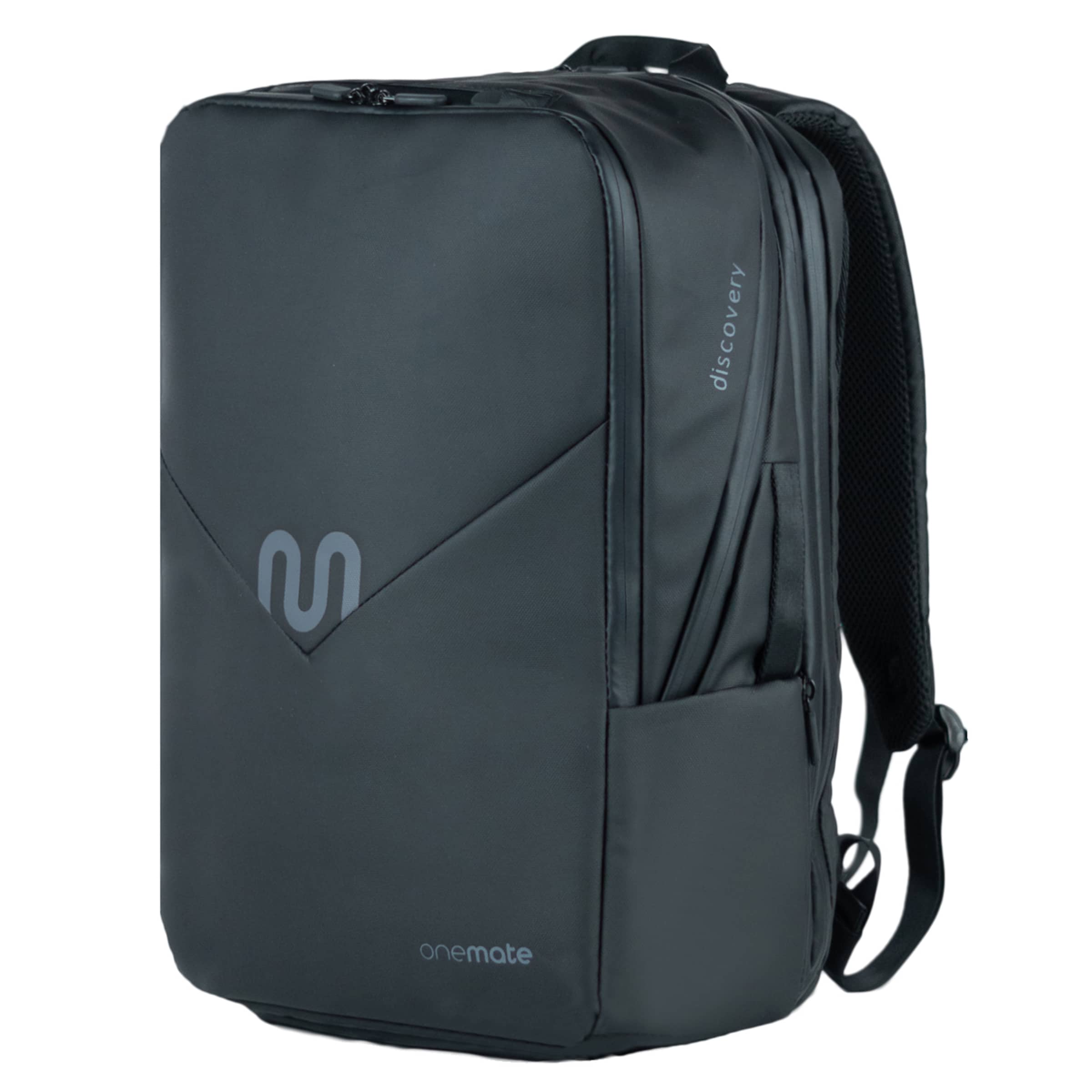onemate Backpack 'Discovery' in Black: front