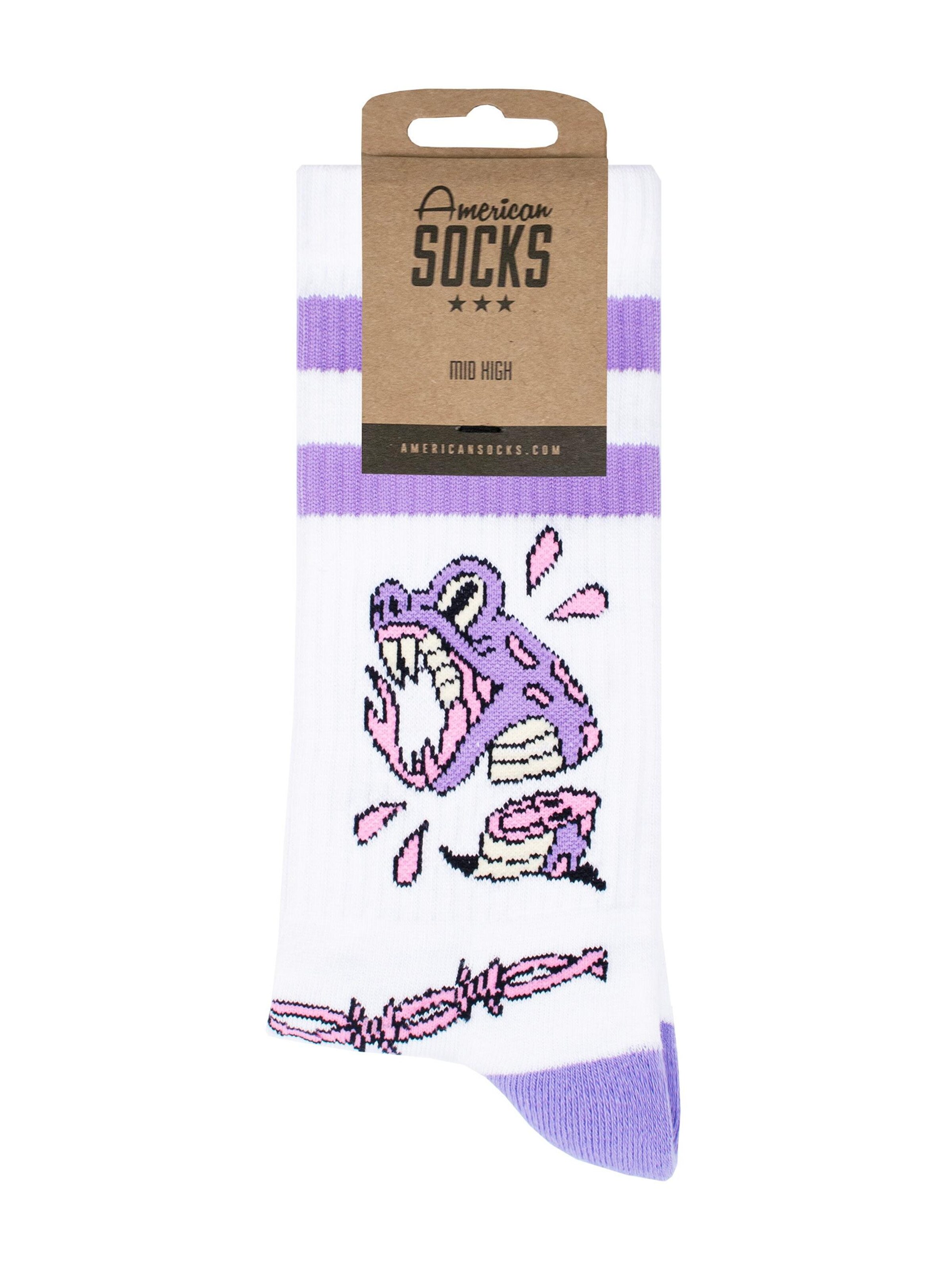American Socks - Calcetines 'Snake Bite -' en lila