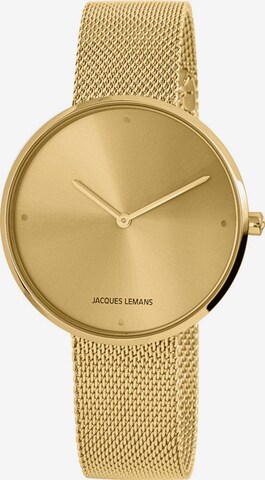 Jacques Lemans Analog Watch in Gold: front