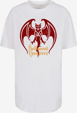 Merchcode Shirt 'Hollywood Vampires' in Wit: voorkant
