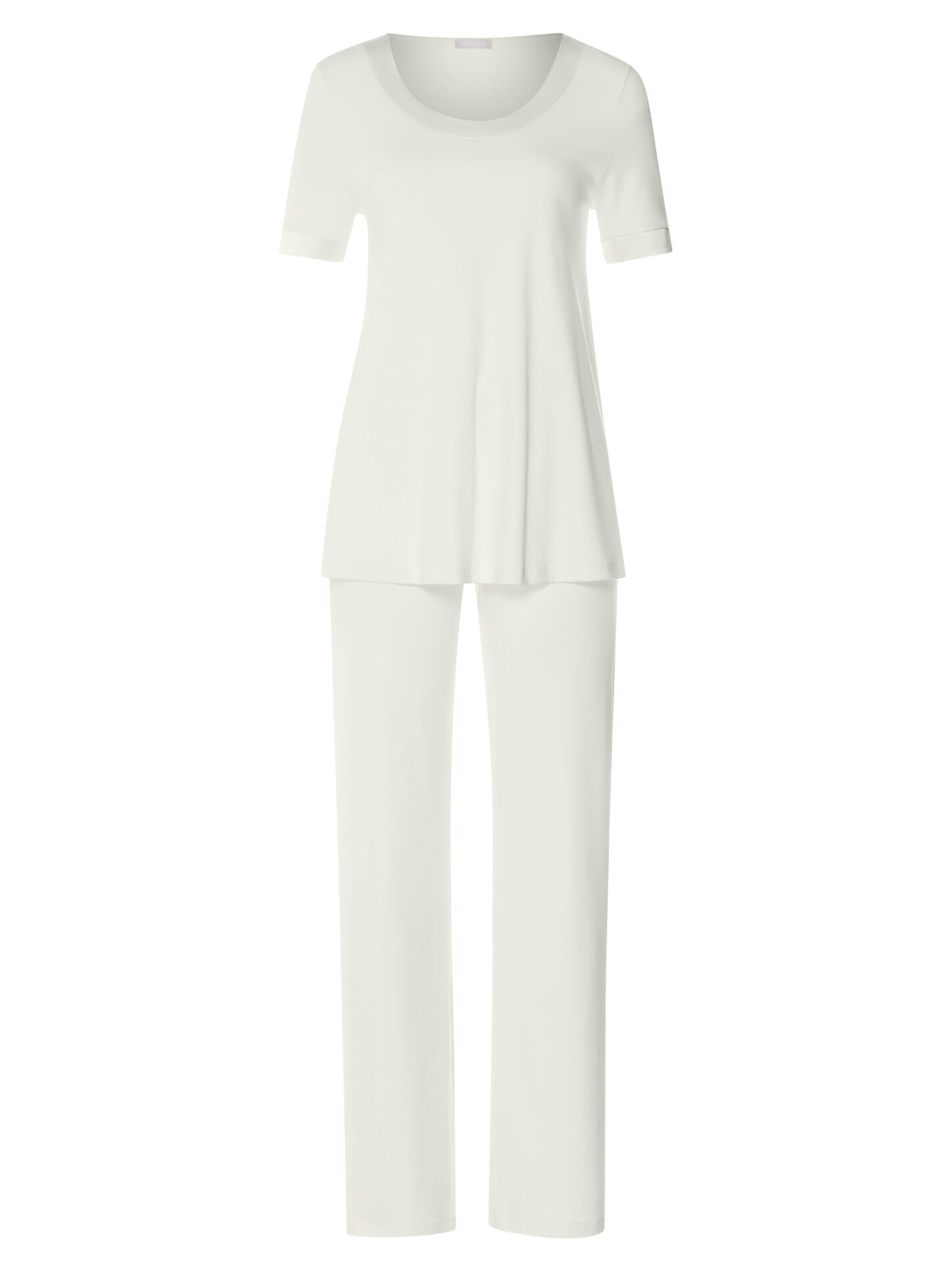 Hanro Pajama 'Anilla' in White: front