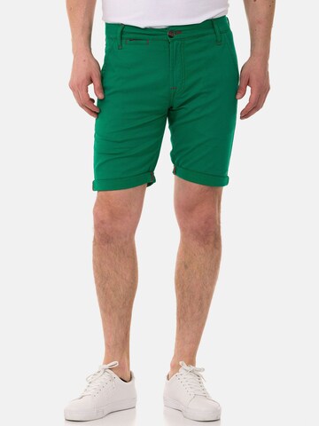 Regular Pantalon CIPO & BAXX en vert : devant