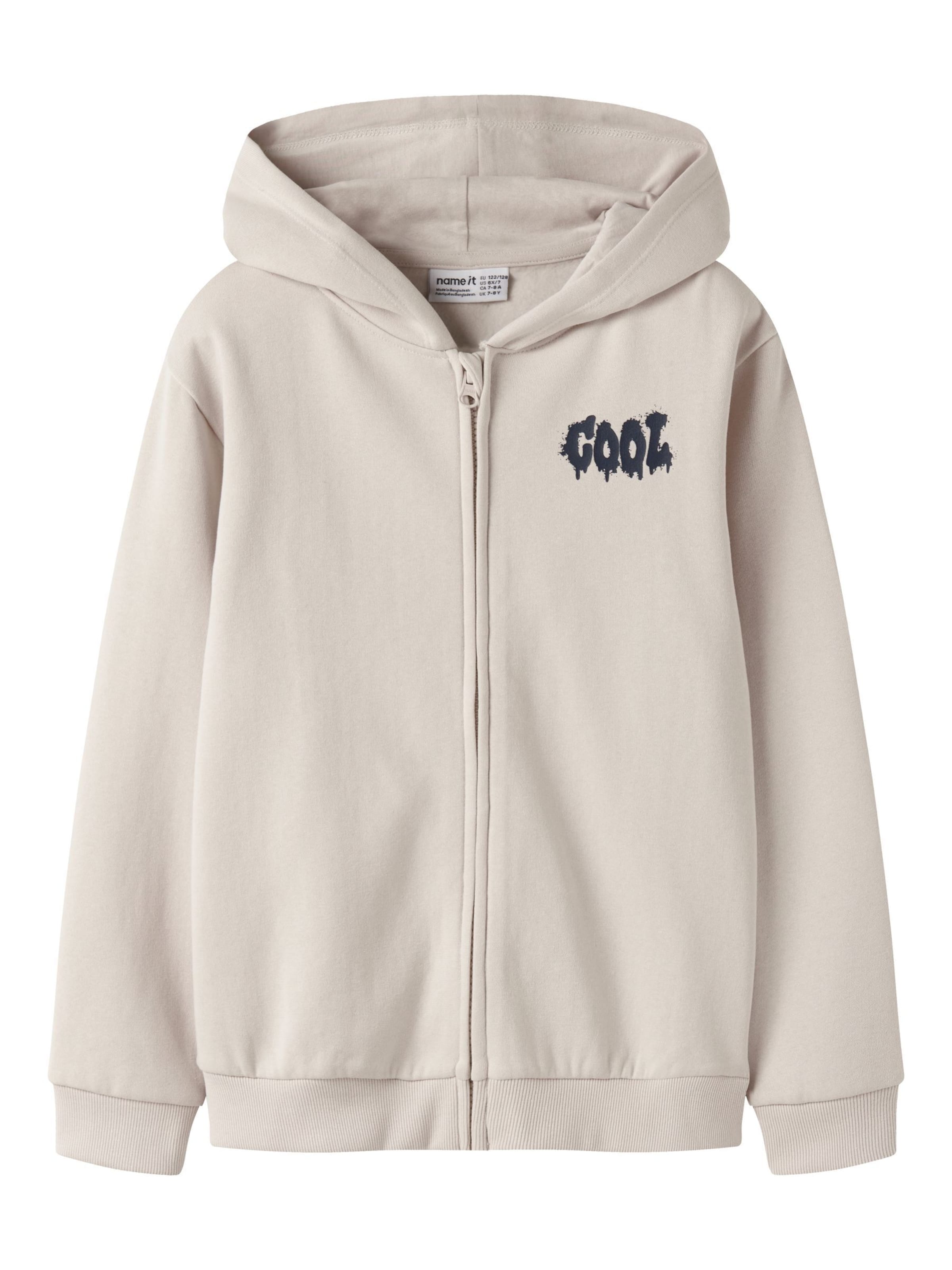 NAME IT Sweatjakke i grå: forside