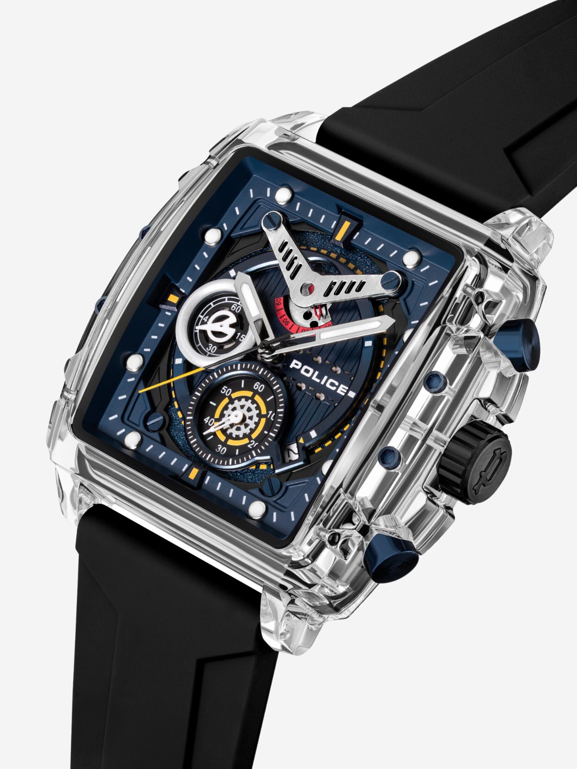 POLICE Analog Watch ' Clout ' in Blue