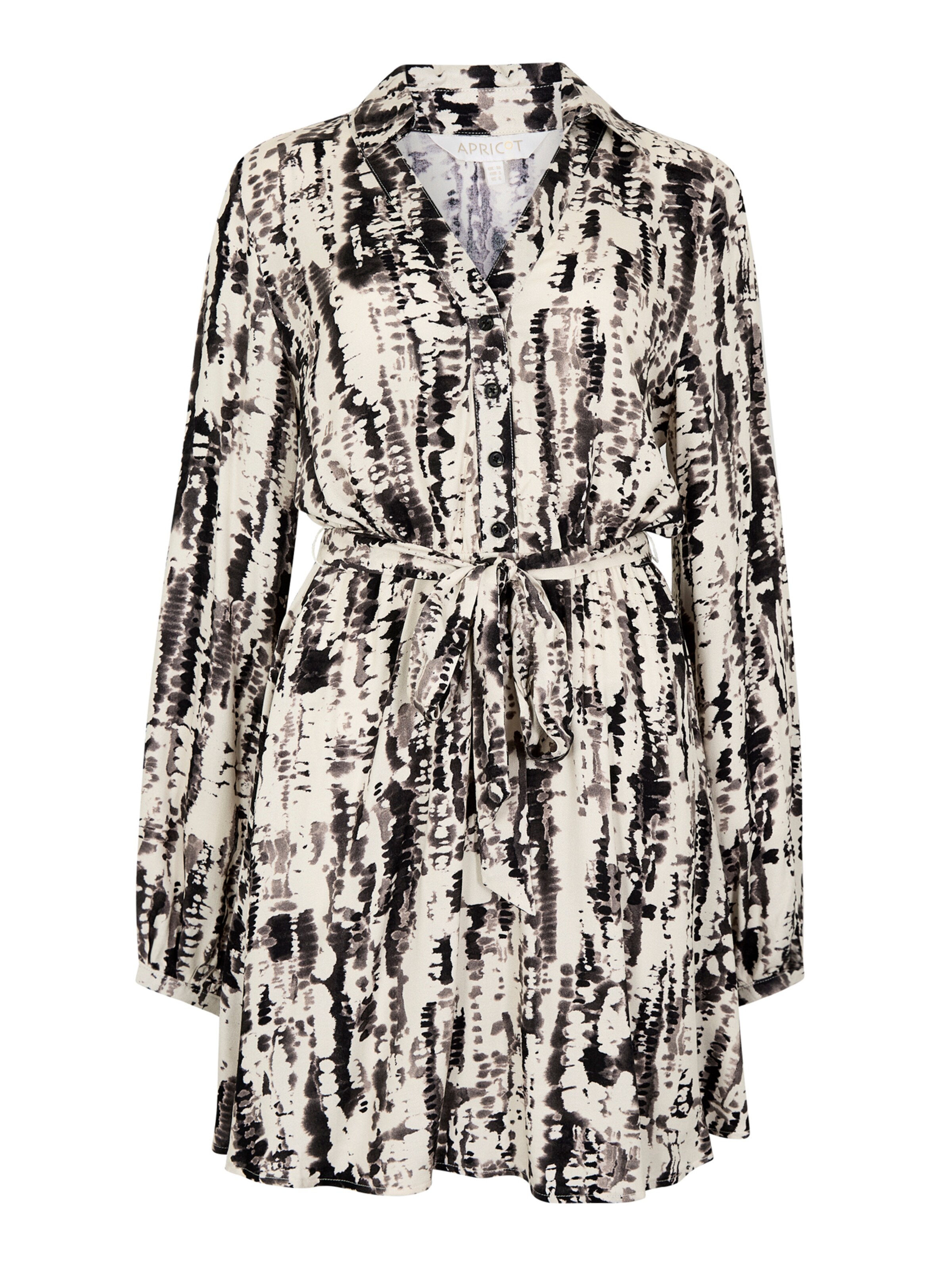 Apricot Dress in Black / Wool white, Item view