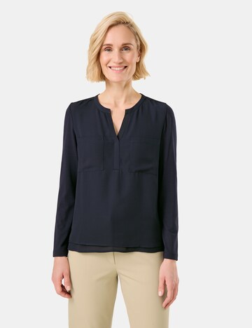 GERRY WEBER Bluse in Blau: Vorderseite