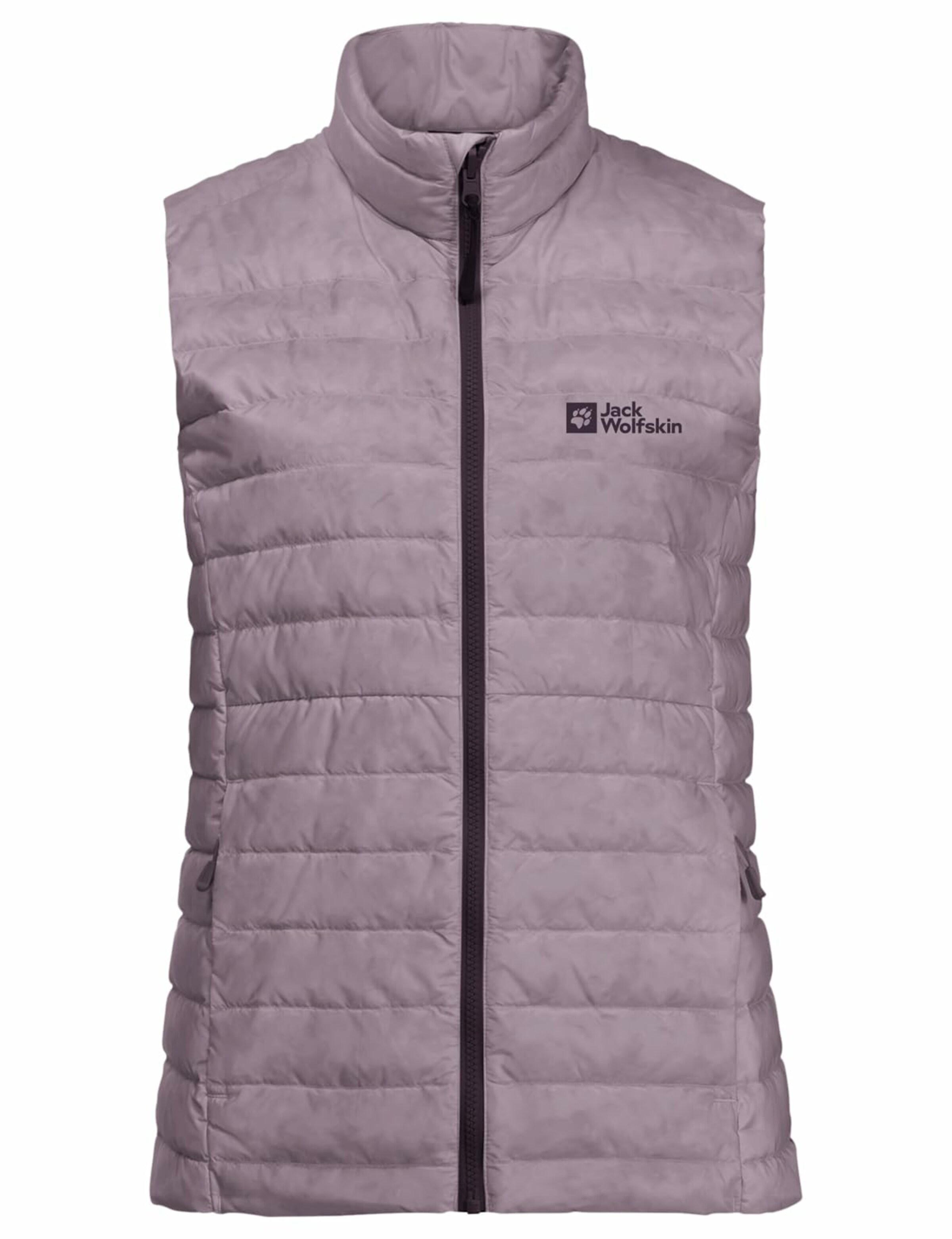 JACK WOLFSKIN Gilet en violet clair / noir, Vue avec produit