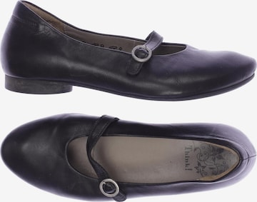 THINK! Flats & Loafers in 39 in Black: front