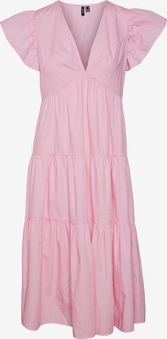 Vero Moda Petite Платье 'Jarlotte' в Ярко-розовый: спереди