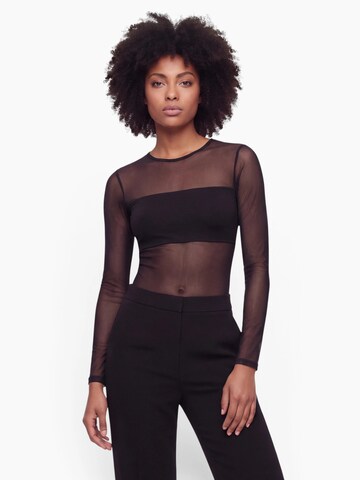 ONLY - Body camiseta 'ONLMEL' en negro: frente