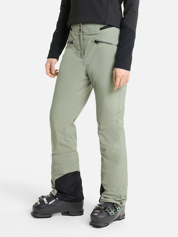 ZIENER Slim fit Outdoor Pants 'Z ' in Green