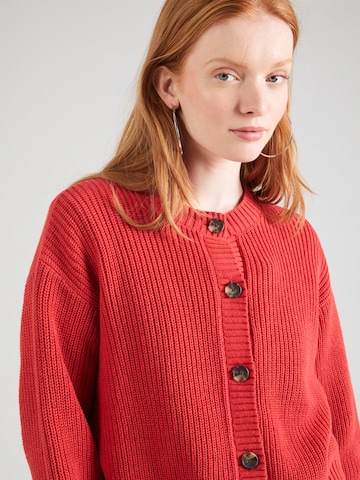 LEVI'S ® Gebreid vest 'Cat Cardigan' in Rood