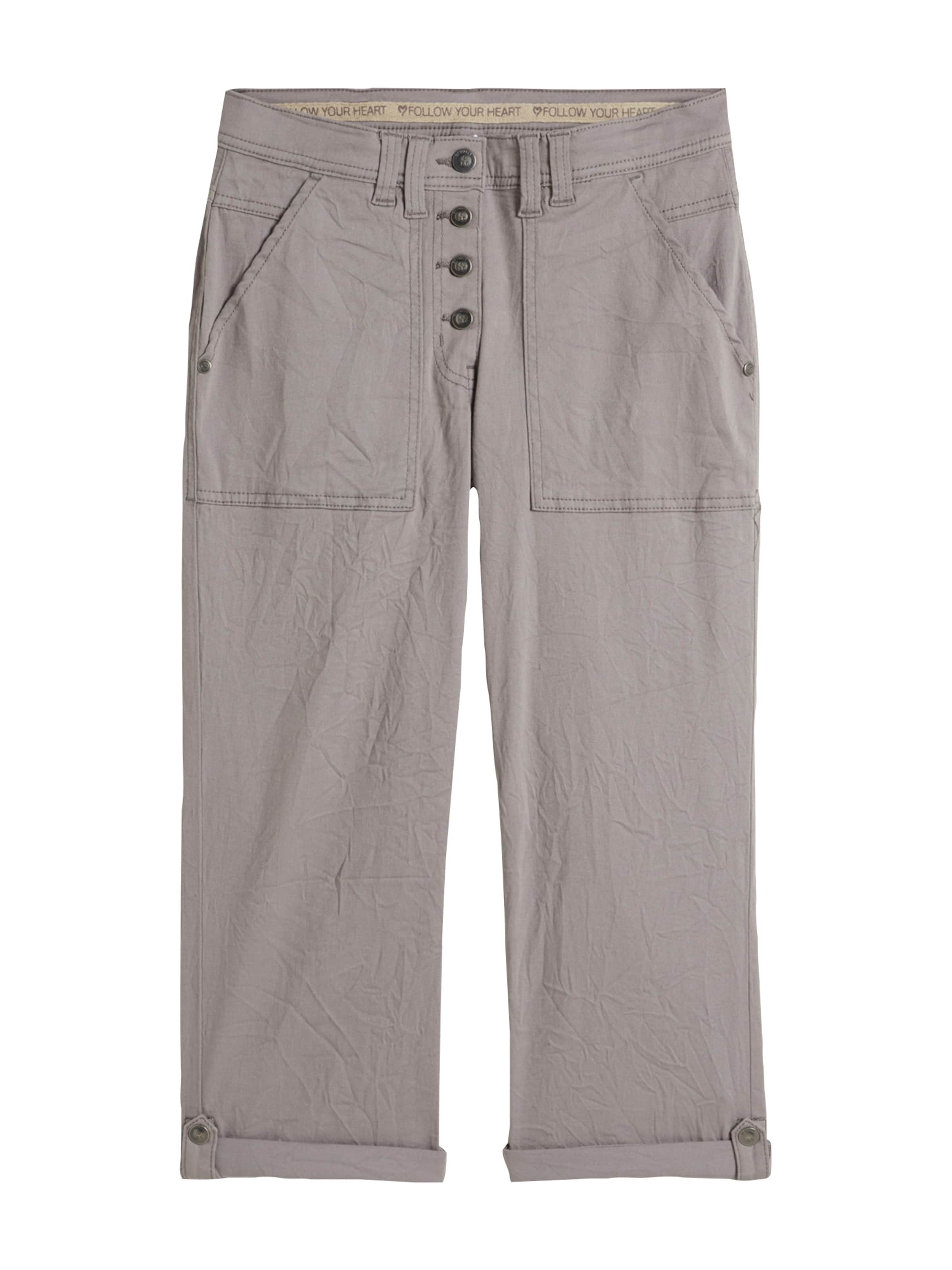 bonprix Regular Broek in Grijs: voorkant