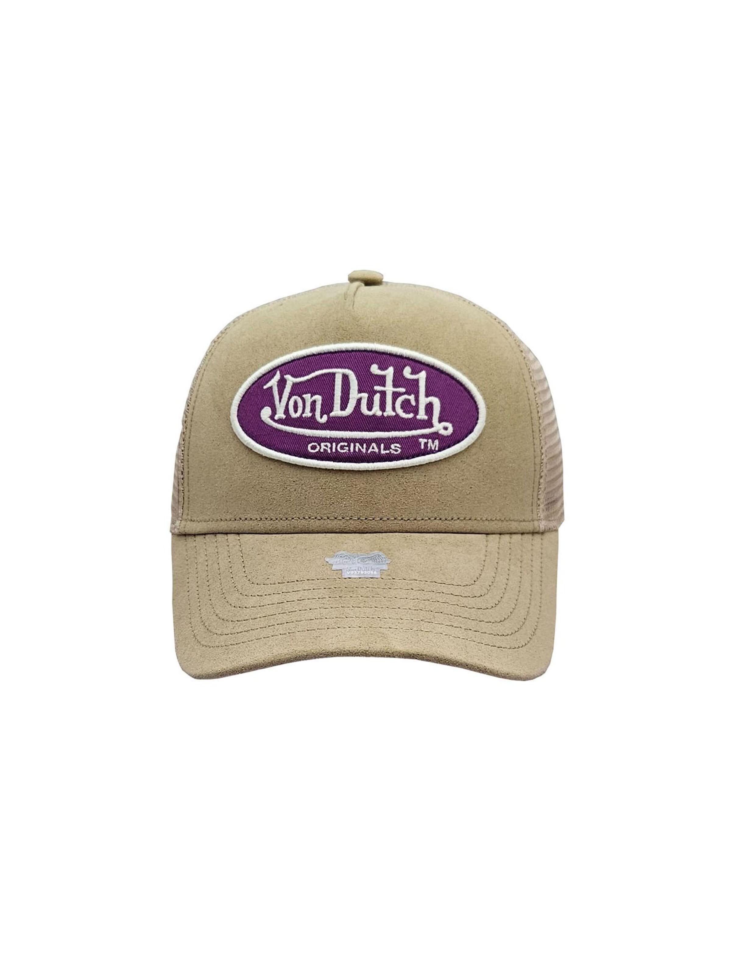 Cappello da baseball 'Boston' di Von Dutch in beige: frontale