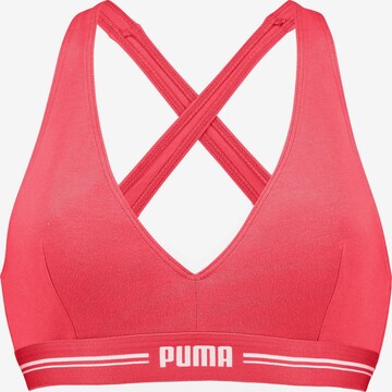 PUMA Sports Bra in Red: front