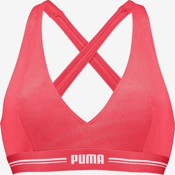 PUMA Sports Bra in Red: front