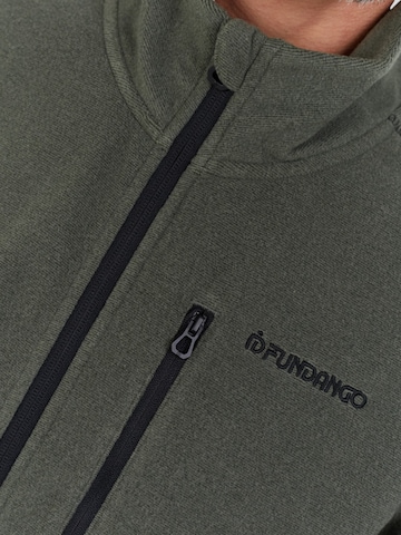 Fundango Fleece jas 'Jeffrey Fullzip Fleece' in Groen