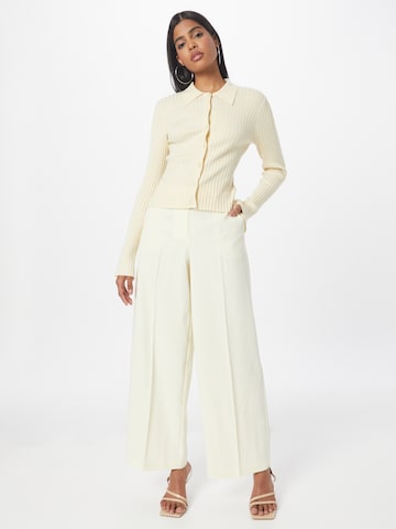 minus Boot cut Pleated Pants 'Milene' in Yellow