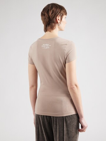 Maglietta di GUESS in marrone