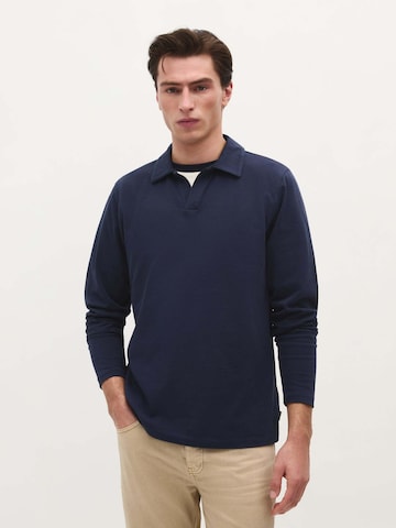 T-Shirt Scalpers en bleu : devant