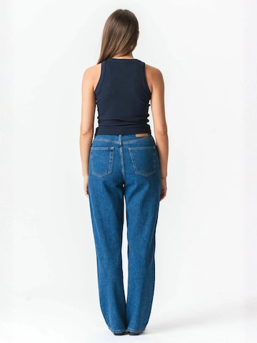 TEESHOPPEN Top ' Ribbed ' in Blau