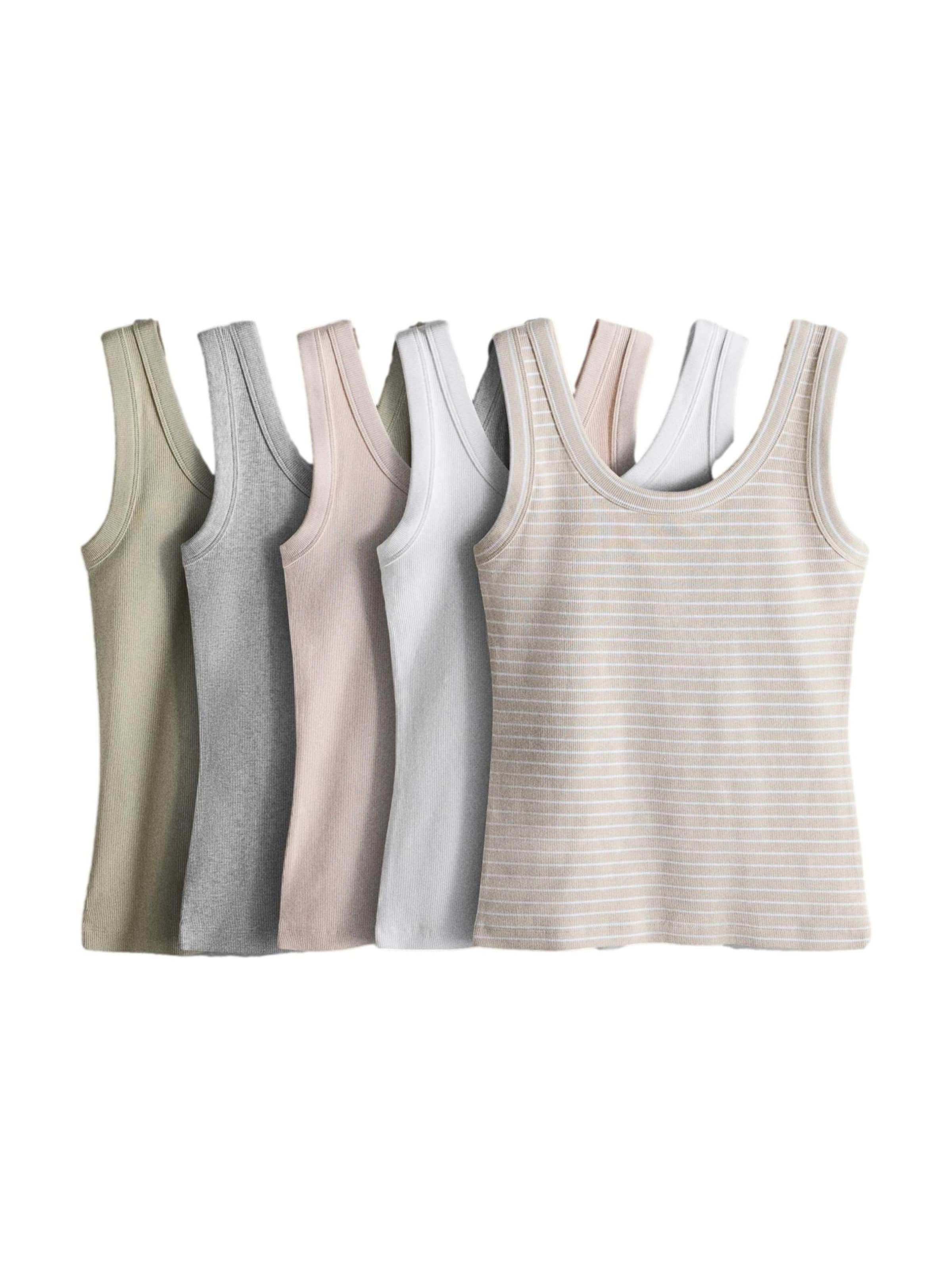 Haut The Set en beige : devant
