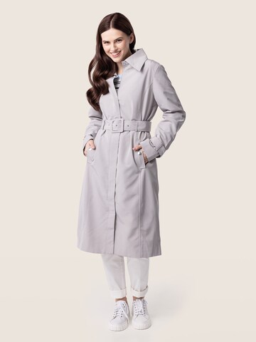 Quiosque Between-seasons coat in Grey: front