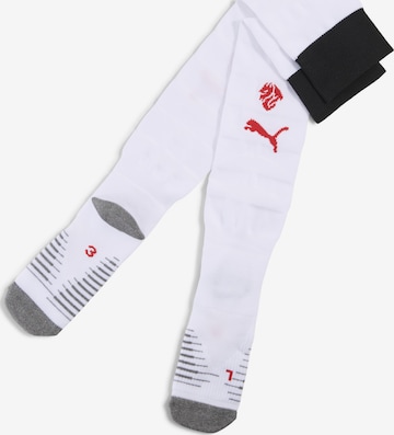 Chaussettes de sport 'AC Milan' PUMA en blanc : devant