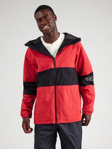 QUIKSILVER Funktionsjacka 'HIGH IN TH HOOD' i röd: framsida