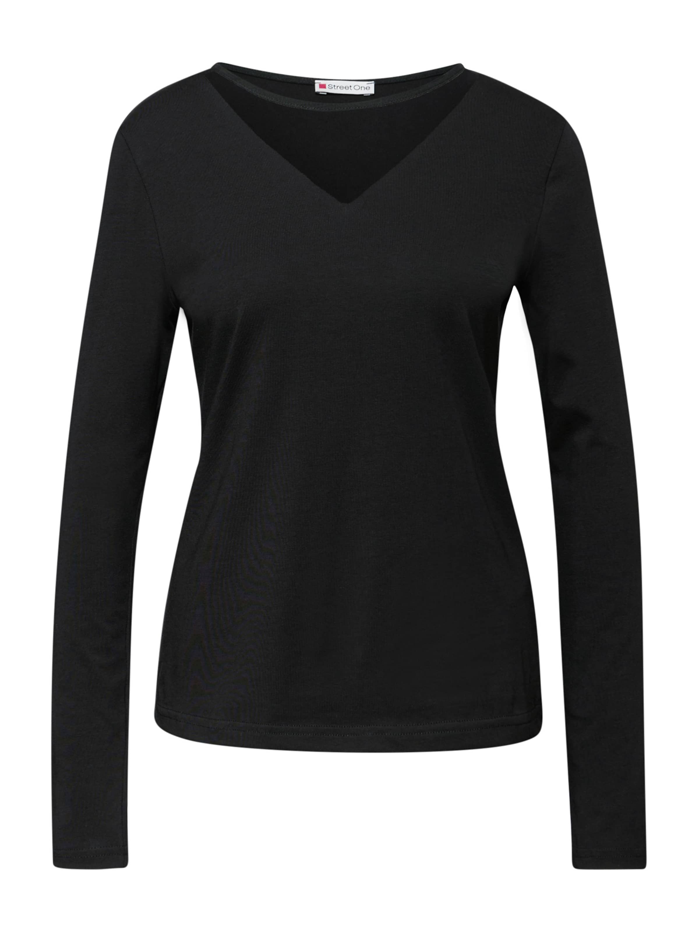 STREET ONE Shirt in Black: front