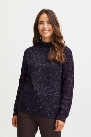 Fransa Sweater 'Potta Pu 1' in Blue: front