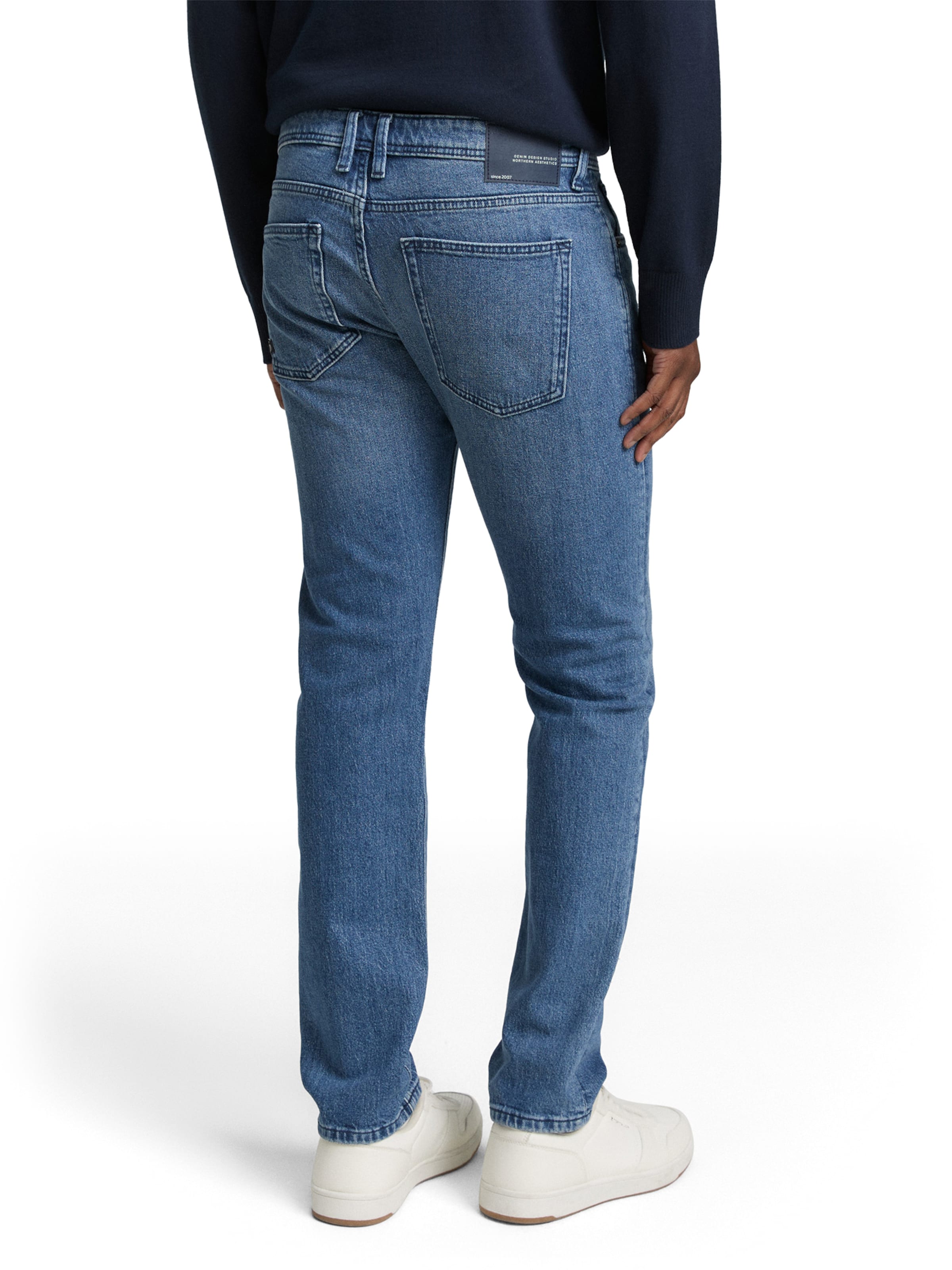 TOM TAILOR DENIM Слим фит Дънки 'PIERS' в синьо